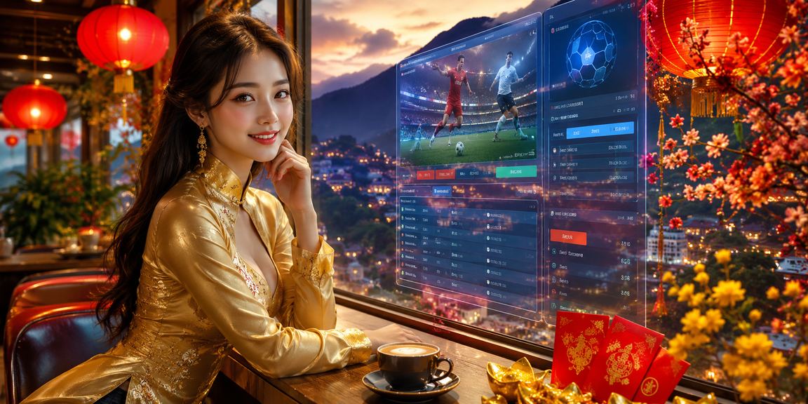Cô gái mặc áo dài tại Sapa mở phong bì đỏ nhận thưởng từ ứng dụng di động